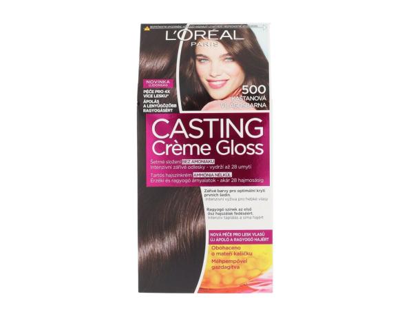 L'Oréal Paris Casting Creme Gloss 500 Medium Brown (W) 48ml, Farba na vlasy