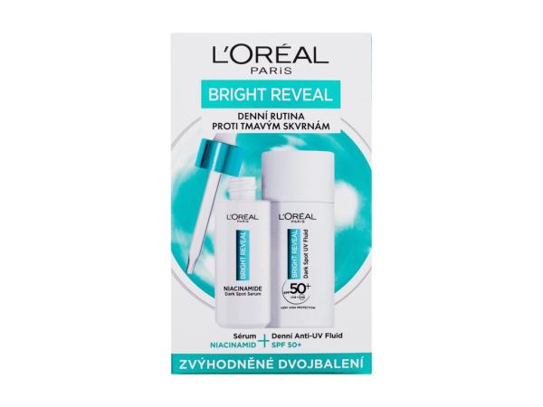 L'Oréal Paris Bright Reveal Dark Spot UV Fluid (W) 50ml, Denný pleťový krém SPF50+