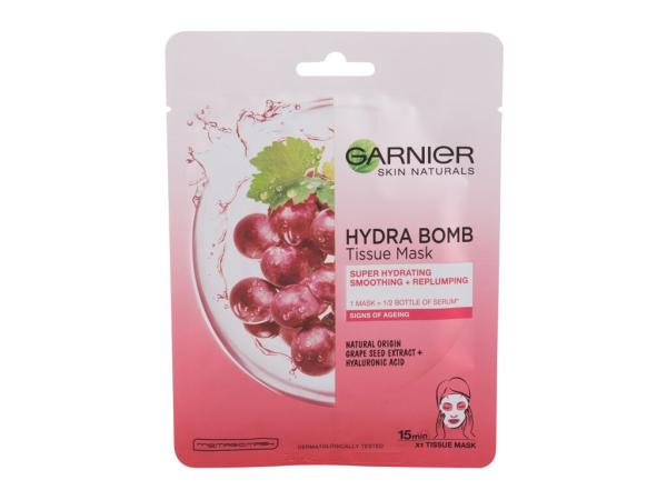 Garnier Skin Naturals Hydra Bomb Natural Origin Grape Seed Extract (W) 1ks, Pleťová maska