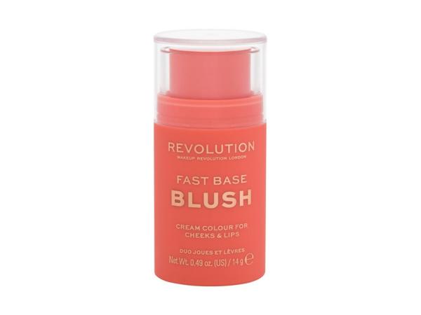 Makeup Revolution Lo Fast Base Blush Peach (W) 14g, Lícenka