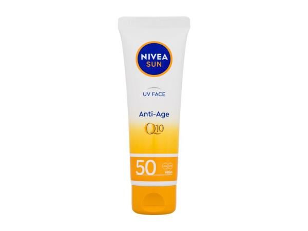 Nivea Sun UV Face Q10 Anti-Age (W) 50ml, Opaľovací prípravok na tvár SPF50