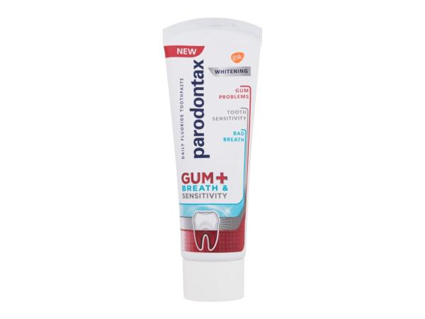 Parodontax Gum+ Breath & Sensitivity Whitening (U) 75ml, Zubná pasta