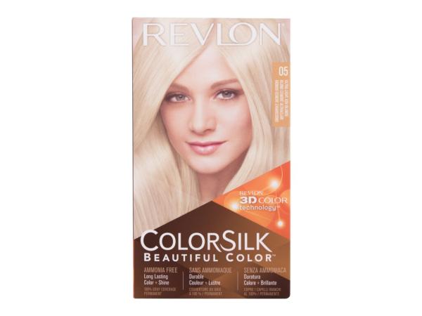 Revlon Colorsilk Beautiful Color 05 Ultra Light Ash Blonde (W) 59.1 ml, Farba na vlasy