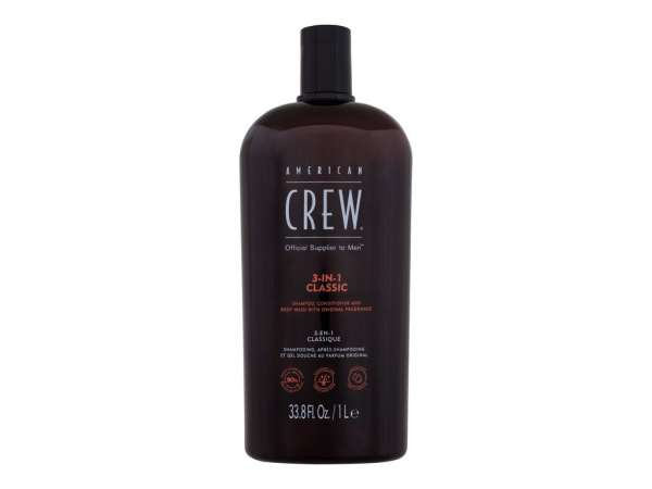 American Crew 3-IN-1 (M) 1000ml, Šampón