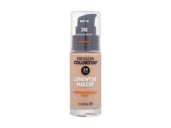 Revlon Colorstay Combination Oily Skin 240 Medium Beige (W) 30ml, Make-up SPF15