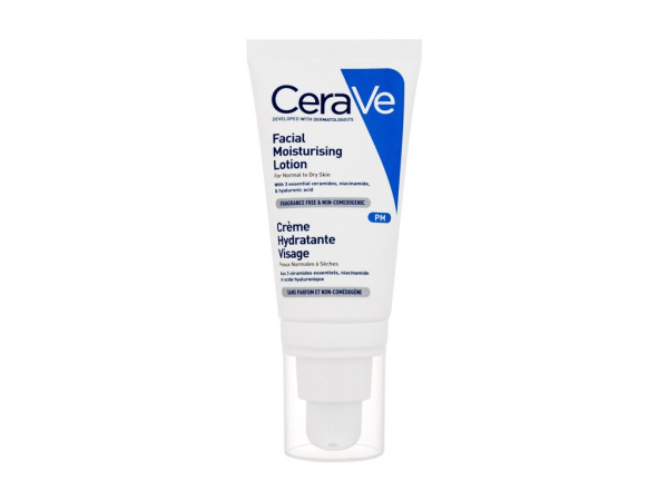 CeraVe Moisturizing Facial Lotion (W) 52ml, Nočný pleťový krém
