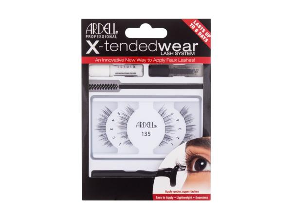 Ardell X-Tended Wear Lash System 135 Black (W) 1ks, Umelé mihalnice