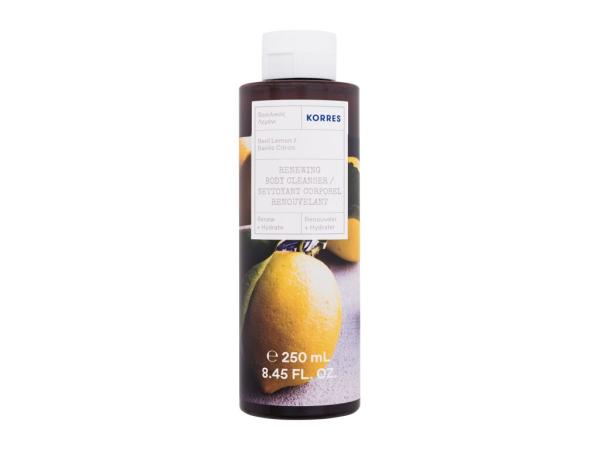 Korres Basil Lemon Renewing Body Cleanser (W) 250ml, Sprchovací gél