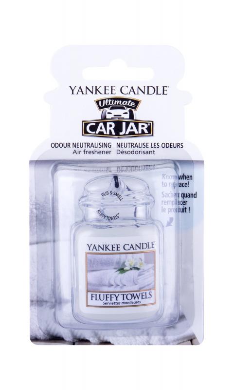 Yankee Candle Car Jar Fluffy Towels (U)  1ks, Vôňa do auta
