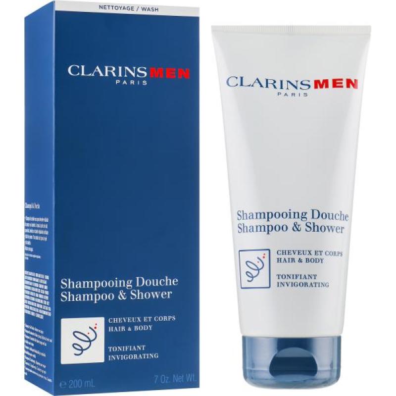 Clarins Men Shampoo & Shower (M) 200ml, Šampón