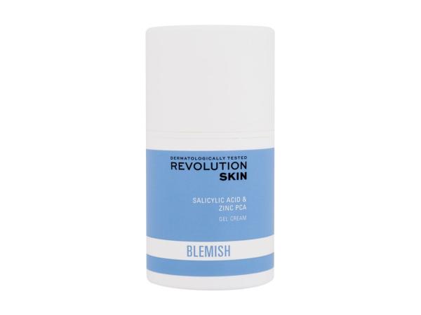 Revolution Skincare Blemish Salicylic Acid & Zinc PCA Gel Cream (W) 50ml, Denný pleťový krém