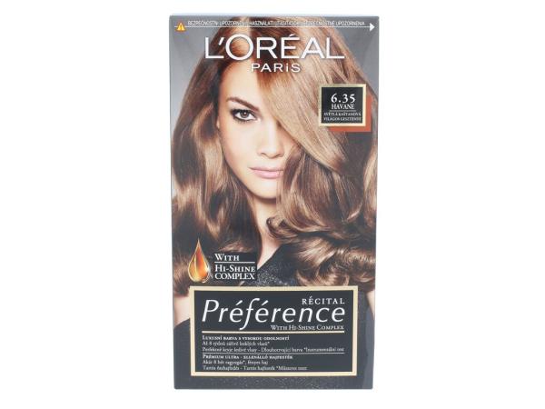 L'Oréal Paris Préférence Récital 6.35 Havane (W) 60ml, Farba na vlasy
