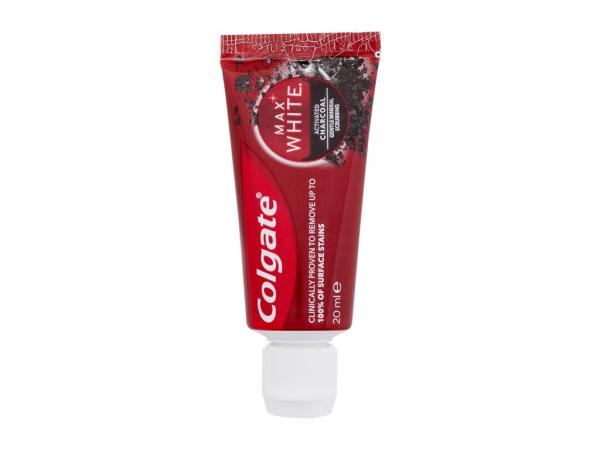 Colgate Max White Activated Charcoal (U) 20ml, Zubná pasta