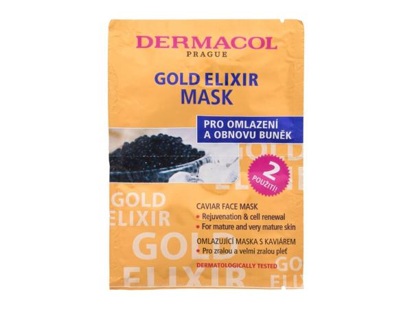 Dermacol Gold Elixir (W) 16ml, Pleťová maska