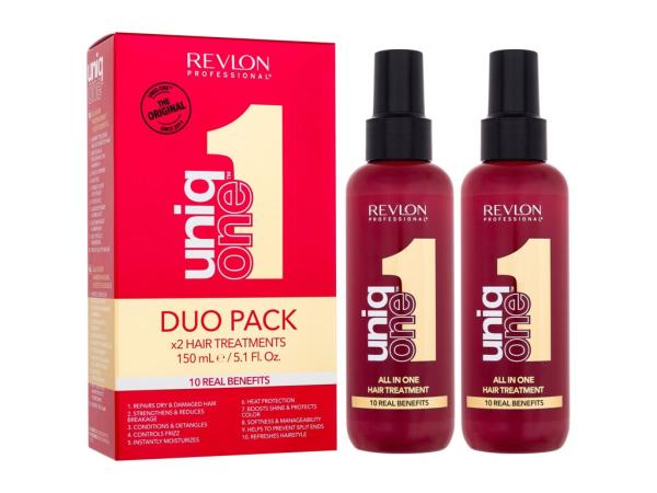 Revlon Professional Uniq One All In One Hair Treatment (W) 2x150ml, Bezoplachová starostlivosť Duo Pack