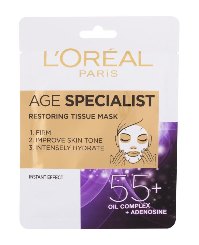 L´Oréal Paris 55+ Age Specialist (W) 1ks, Pleťová maska