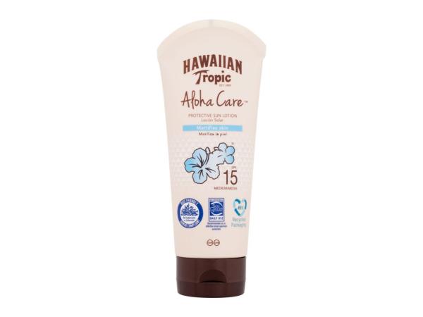 Hawaiian Tropic Aloha Care Protective Sun Lotion (U) 180ml, Opaľovací prípravok na telo SPF15