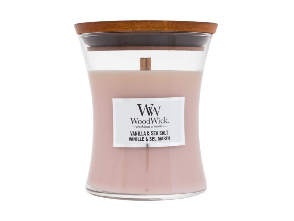 WoodWick Vanilla & Sea Salt (U) 275g, Vonná sviečka