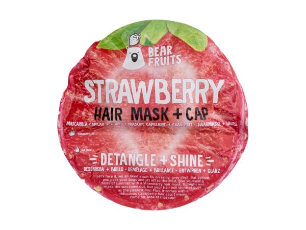 Bear Fruits Hair Mask + Cap Strawberry (W)  20ml, Maska na vlasy