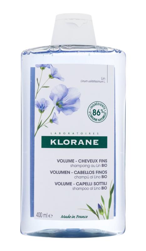 Klorane Organic Flax Volume (W) 400ml, Šampón