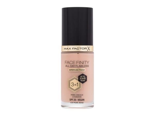 Max Factor Facefinity All Day Flawless C35 Pearl Beige (W) 30ml, Make-up SPF20