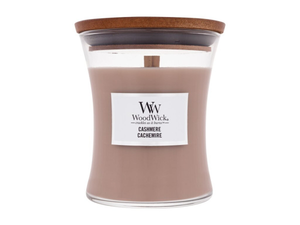 WoodWick Cashmere (U) 275g, Vonná sviečka