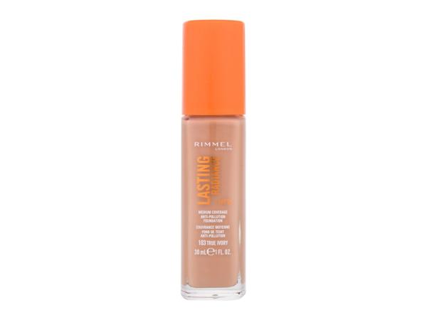 Rimmel London Lasting Radiance 103 True Ivory (W) 30ml, Make-up SPF25