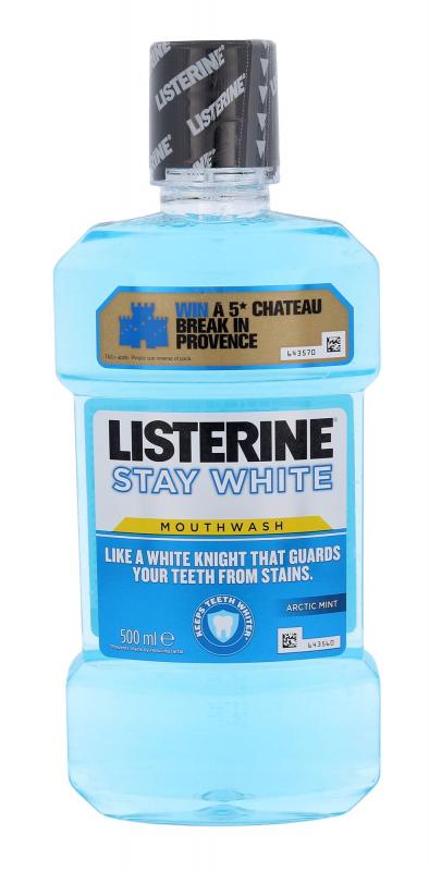 Listerine Stay White Mouthwash (U)  500ml, Ústna voda