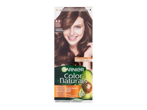 Garnier Color Naturals 4.3 Natural Golden Brown (W) 40ml, Farba na vlasy