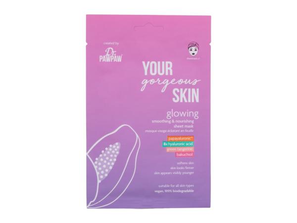 Dr. PAWPAW Glowing Sheet Mask Your Gorgeous Skin (W)  25ml, Pleťová maska
