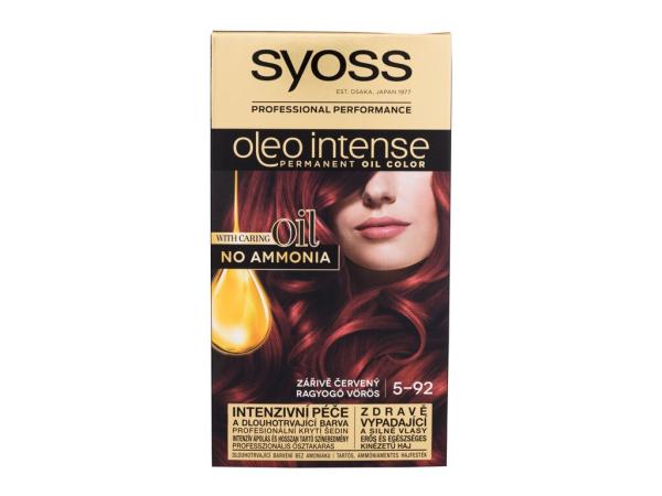 Syoss Oleo Intense Permanent Oil Color 5-92 Bright Red (W) 50ml, Farba na vlasy