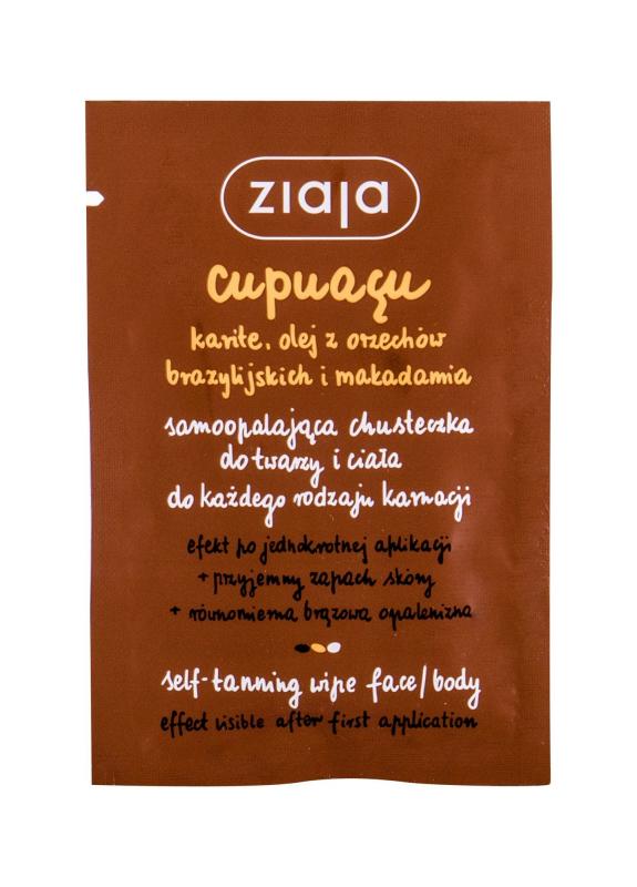 Ziaja Self-Tanning Wipe Cupuacu (W) 1ks, Samoopaľovací prípravok