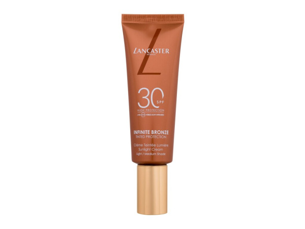 Lancaster Infinite Bronze Tinted Protection 1 Light/Medium (W) 50ml, Make-up SPF30