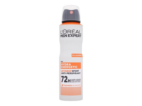 L'Oréal Paris Men Expert Hydra Energetic Sport Extreme (M) 150ml, Antiperspirant