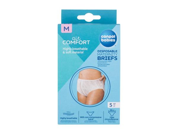 Canpol babies Air Comfort Disposable Maternity Briefs (W) 5ks, Popôrodné nohavičky M