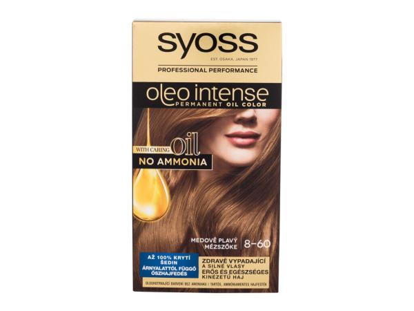 Syoss Oleo Intense Permanent Oil Color 8-60 Honey Blond (W) 50ml, Farba na vlasy