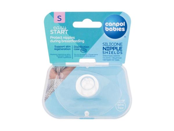 Canpol babies Easy Start Silicone Nipple Shields (W) 2ks, Vložky do podprsenky S