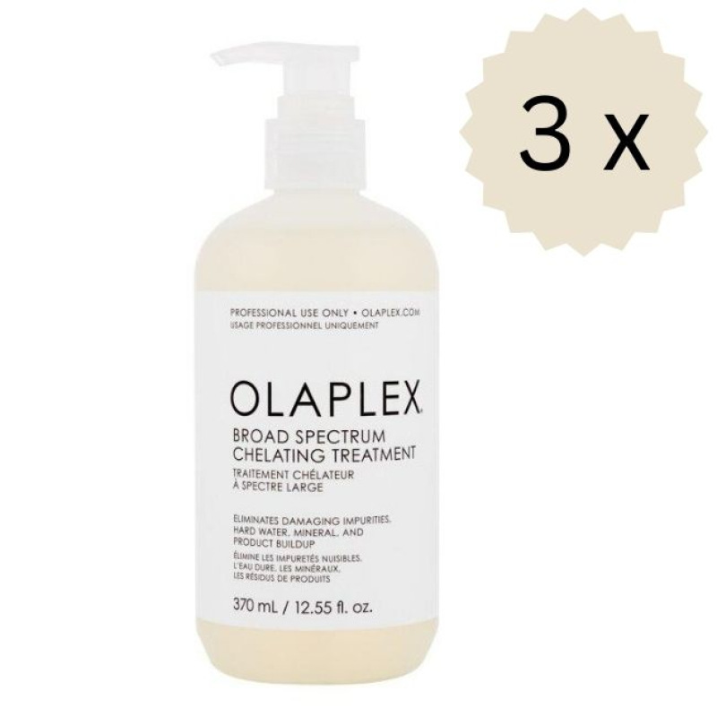 Olaplex Broad Spectrum Chelating Treatment 3 x 370ml, Maska na vlasy (W)