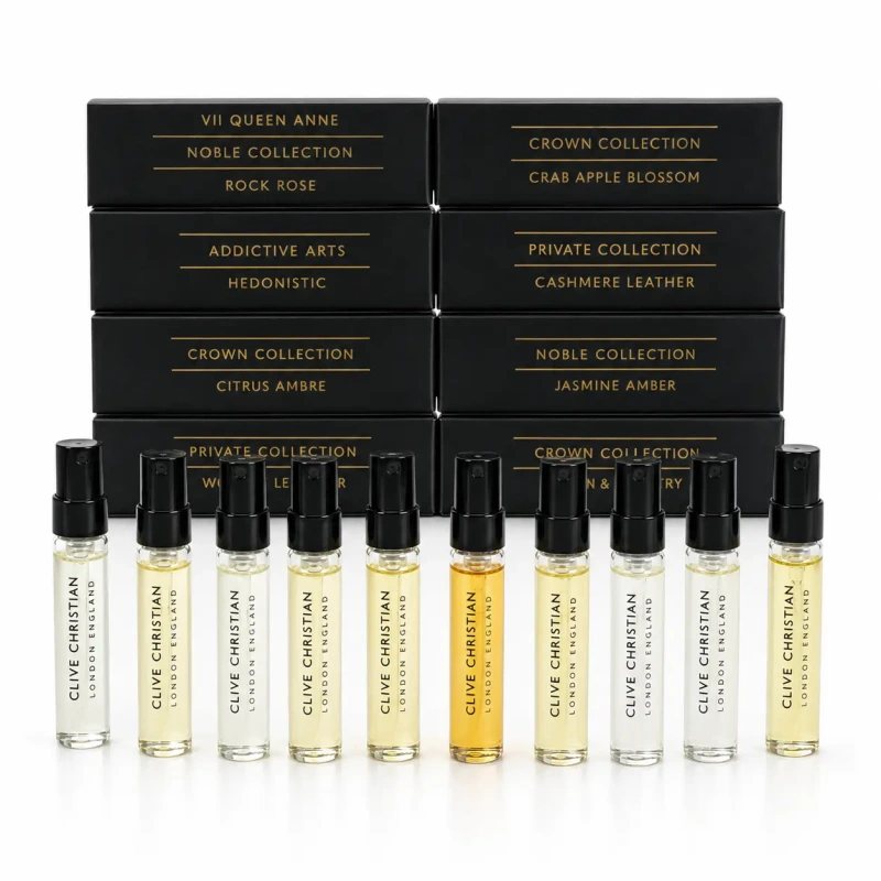 Clive Christian Discovery Set – Pánske vzorky parfumov 10 × 2 ml