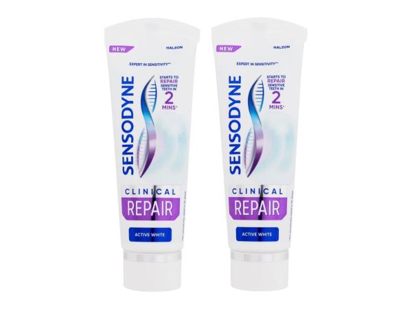 Sensodyne Clinical Repair Active White (U) 2x75ml, Zubná pasta Duo