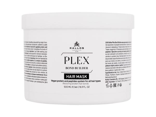 Kallos Cosmetics Plex Bond Builder Hair Mask (W) 500ml, Maska na vlasy