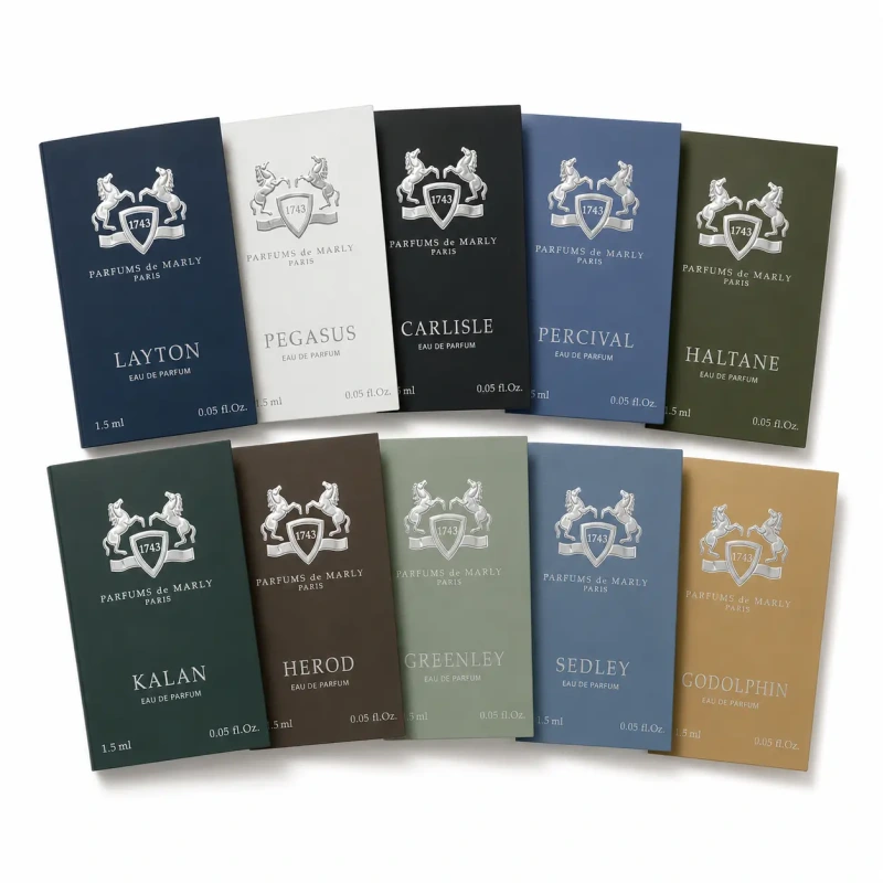 Parfums de Marly Discovery Set – Pánske vzorky parfumov 10 × 1.5 ml