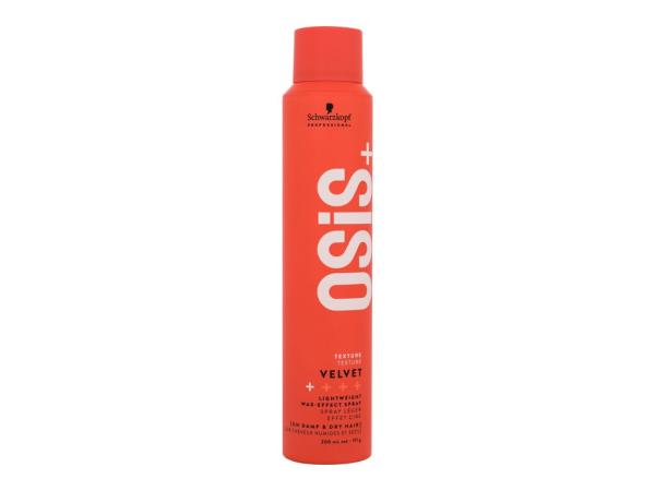 Schwarzkopf Professi Osis+ Velvet Lightweight Wax-Effect Spray (W) 200ml, Lak na vlasy