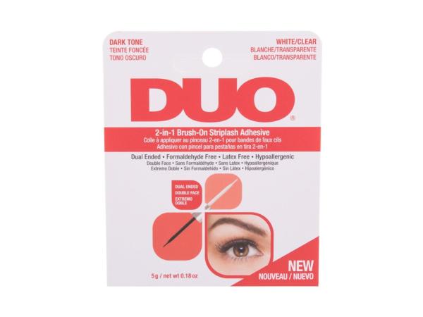Ardell Duo 2-in-1 Brush-On Striplash Adhesive (W) 5g, Umelé mihalnice