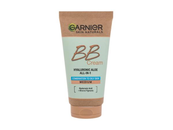 Garnier Skin Naturals BB Cream Hyaluronic Aloe All-In-1 Medium (W) 50ml, BB krém SPF25