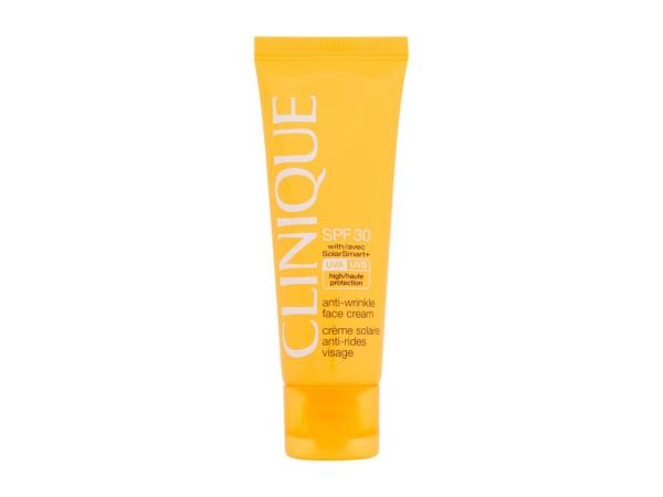 Clinique Sun Care Anti-Wrinkle Face Cream (W) 50ml, Opaľovací prípravok na tvár SPF30