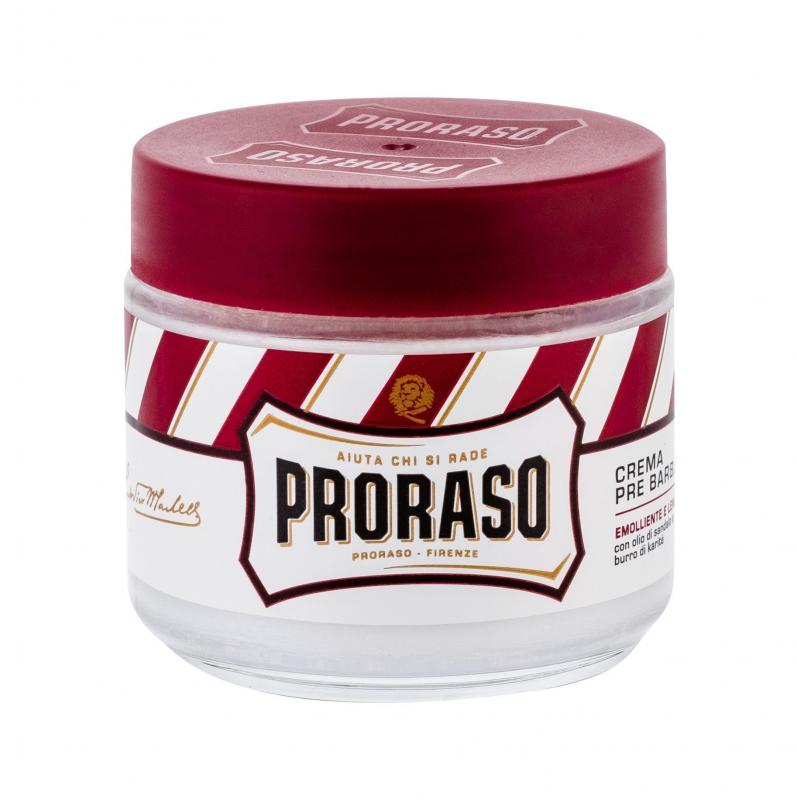 PRORASO Pre-Shaving Cream Red (M)  100ml, Prípravok pred holením