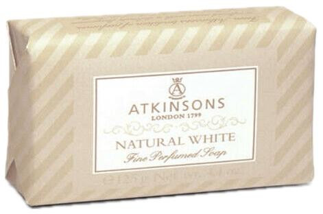 Atkinsons Natural White (U) 125g, Tuhé mydlo