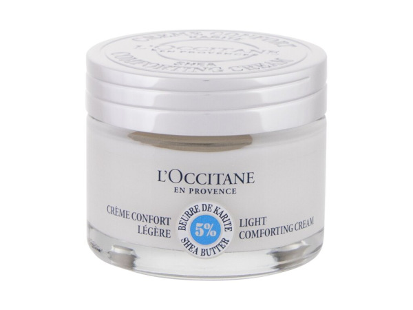 L'Occitane Shea Butter Light Comforting Cream (W) 50ml, Denný pleťový krém