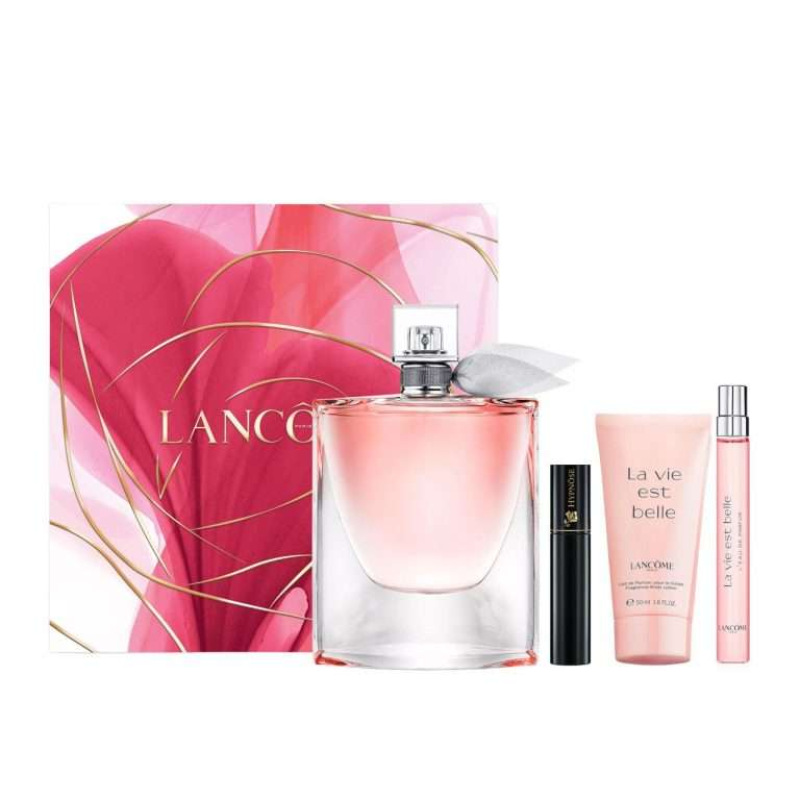 Lancôme La Vie Est Belle EdP 100ml + EdP 10ml + Telové mlieko 50ml + Riasenka 01 Noir 2ml 1